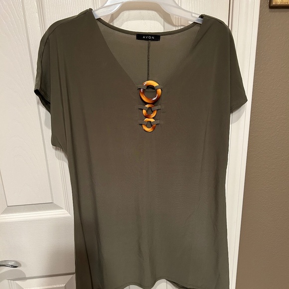 NWOT Avon Tortoise Ring Tunic - Picture 1 of 7